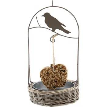 Zahradní dekorace Harasim Kovové krmítko pro ptáky 17x33 cm