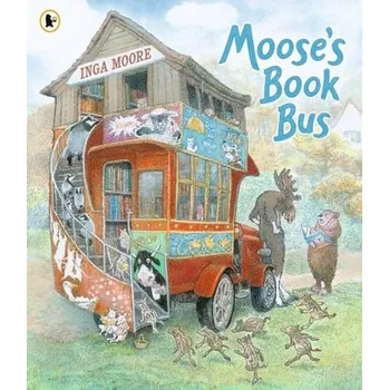 Kniha Moose's Book Bus - Moore, Inga [EN] (2022, Brožovaná, Walker Books Ltd)