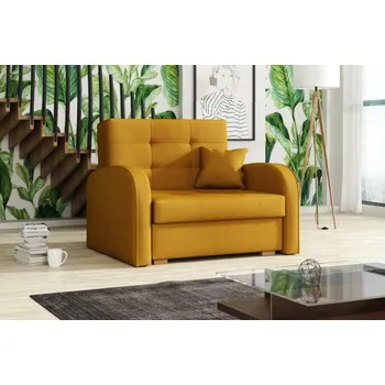 Obývací pokoj Falco Rozkládací křeslo Vivian Gold I žlutá/Kronos 1