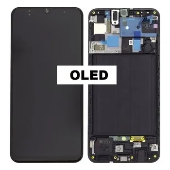 Dotyková deska Samsung A505 Galaxy A50 + LCD + rámeček black - OLED