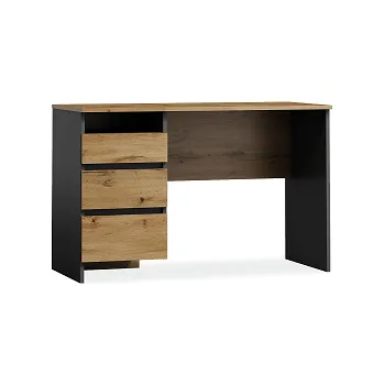 Psací stůl BARBORA 5 - PSACÍ STŮL ,lamino DUB WOTRAN/grafitová(S) (B005DWAT=1balík) (K150)