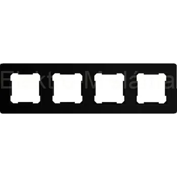 vypínač QAD1004B 4 rámeček černá QUAD plast