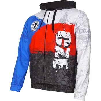 Dámská mikina Mikina dámská kapuce zip PINGU CZECH DRAGONBOAT TEAM XS Polyester Thermo