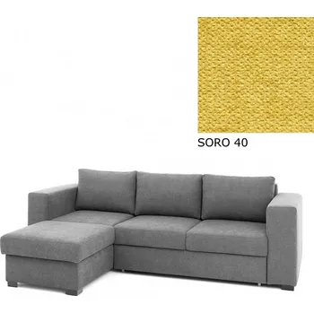 Sedací souprava Rohová sedací souprava AVA LUCY rozkládací s úložným prostorem, levá, SORO 40