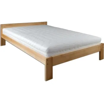 Postel Masivní postel KL-194, 140x200, dřevo buk, výběr moření Barva: moření gray