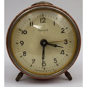 Hodiny Krásný Starožitný budík č.11 (Starožitný cestovní budík)