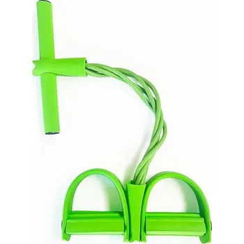 Odporové gumičky na posilování s expandérem do domácí posilovny - Zelená