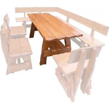 Zahradní stůl Zahradní stůl OM-266 masiv, výběr barev Barva: smrk-moření-teak-lak