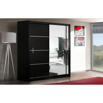 Šatní skříň Šatní skříň SANDINO/VISTA 203 černá