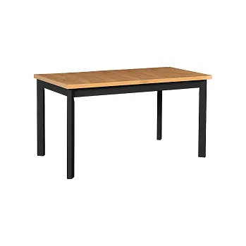 Jídelní stůl MAXMILIÁN 5P (MAX 5P) - jídelní stůl rozkládací - DUB GRANDSON / nohy+podstava černá- kolekce "DRE" (K150)