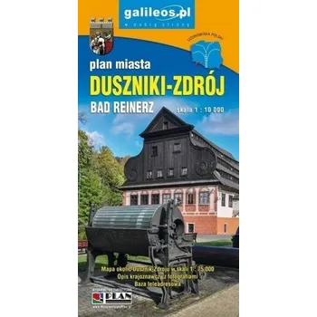 Literární cestopis Plan miasta - Duszniki-Zdrój 1: 10 000 - Praca zbiorowa [PL] (2023, Taschenbuch, Plan)