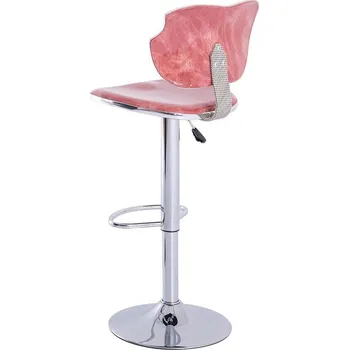 Barová židle Barová židle DANTE červená/chrom