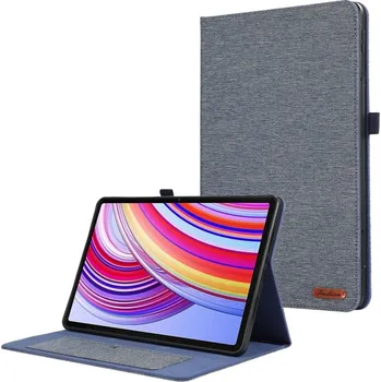 Pouzdro na tablet VSECHNONAMOBIL 78922 FABRIC Zaklápěcí kryt pro Xiaomi Redmi Pad Pro / Pad Pro 5G modrý