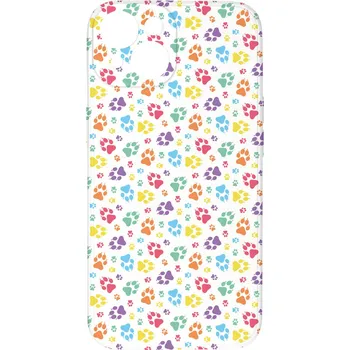 Pouzdro na mobilní telefon Kryt Barevné tlapičky pro iPhone 15 Plus