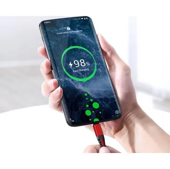 Datový kabel Interlook AP-42-1M-Typ-C-Červená | Kabel USB-C na USB-C | 1 mil Červená