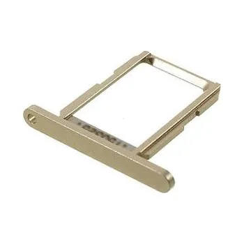 Držák (šuplík) SIM Samsung G920 Galaxy S6 gold
