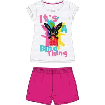 Dívčí pyžamo DOVOZ EU Dívčí letní pyžamo králíček Bing růžové Velikost: 92