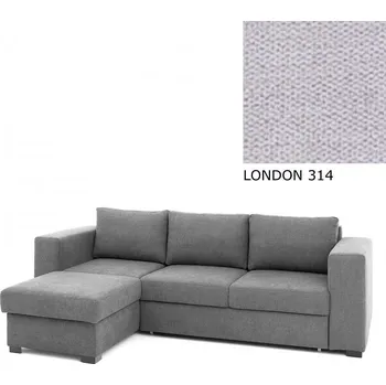 Sedací souprava Rohová sedací souprava AVA LUCY rozkládací s úložným prostorem, levá, LONDON 314