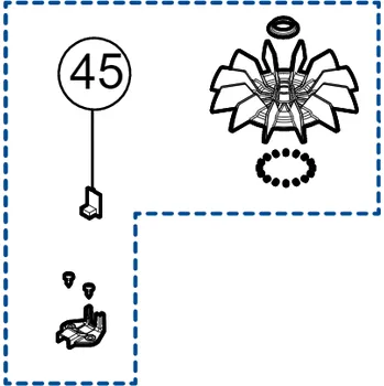 Pohon brány SPAMG167A00 - sada snímače s ventilátorem