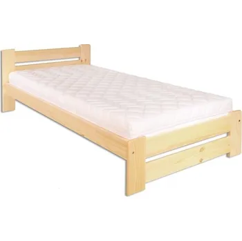 Postel Masivní postel KL-146, 90x200, borovice, výběr moření Barva: moření olše