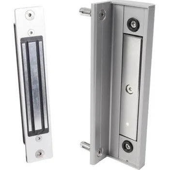 Pohon brány Locinox magnetický zámek s protizávažím pro křídlovou bránu, branku, B-MAG-2500-SILV