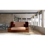 Falco Rozkládací pohovka Jasmín, s úložným prostorem, Sawana 25/16 světlý střed