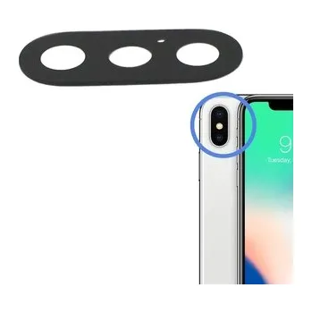 Sklíčko zadní kamery iPhone X - bez rámečku