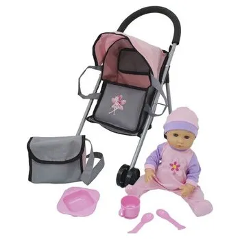 Panenka Wózek Spacerówka z lalką