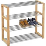 Autronic Botník 83168-14 NAT, přírodní/chrom