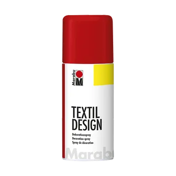 Speciální výtvarná barva Barva na textil ve spreji Marabu Textil Design spray 150 ml, cherry red 031