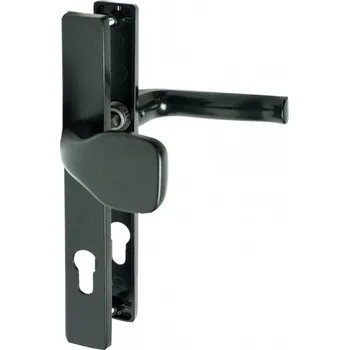 Dveřní kování Hliníková rukojeť s pevnou koulí, rozteč 90 mm