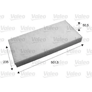 Kabinový filtr Filtr, vzduch v interiéru, , 0018359147, 18359147, VALEO, 716060