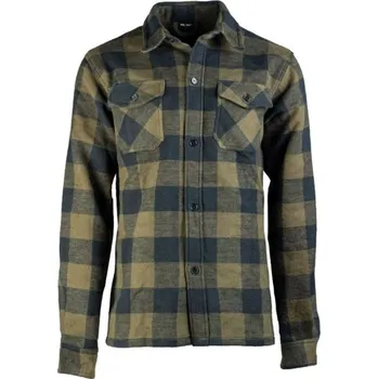 Pánská košile MIL-TEC Košile DŘEVORUBECKÁ na knoflíky ZELENOČERNÁ 3XL