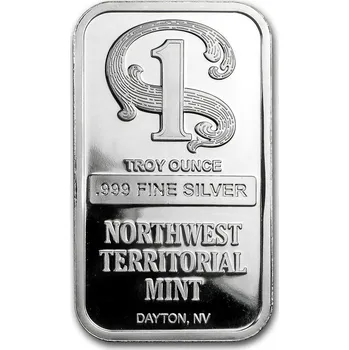 Slitek 1 Oz Severozápadní teritoriální mincovna