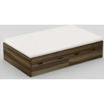 Postel Dětská postel REA MISTY 120x200 s úložným prostorem, OŘECH ROCKPILE