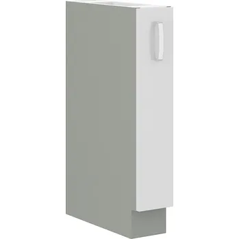 Kuchyňská skříňka Falco Kuchyňská skříňka Bolzano 15-D-CARGO-BB bílý lesk/šedá