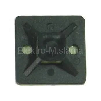 Organizace kabelů příchytka k pásce 20x20mm/černá O581A