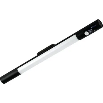 Žárovka Xtech Chytré LED svítidlo L-2901, nabíjecí, pohybový senzor, displej, 44 LED, délka 38 cm, černé
