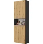Falco Koupelnová skříňka Noeli 2DK2K antracit/dub artisan