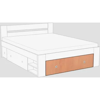 Postel Čelo k posteli REA LARISA UP 160x200, čílko 2, BUK