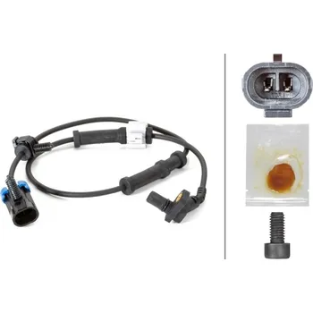 ABS Snímač, počet otáček kol, , 15163064, 15881881, 20835870, 20980077, 22873507, 25964541, HELLA, 6PU 230 040-401