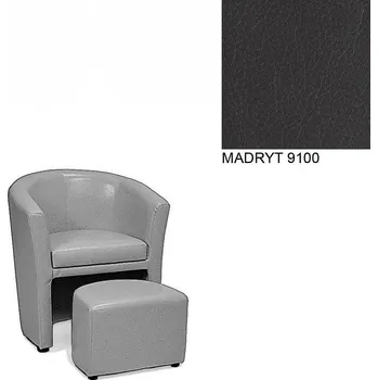 Křeslo Klubové křeslo AVA HOLGER I, s taburetkou, MADRYT 9100