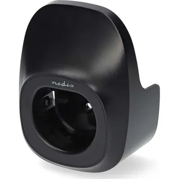 Notebook Nedis EVCABLEHOOKBK1 Držák, na stěnu, pro napájecí kabely elektrických vozidel, kompatibiliní s typ 2, černý EVCABLEHOOKBK1