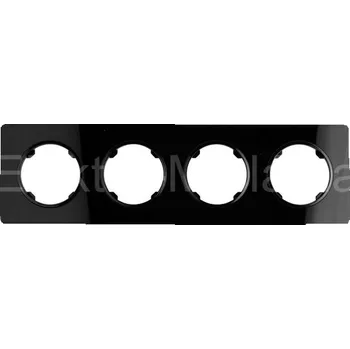 OVA1004GB 4 rámeček sklo černá OVAL DPM