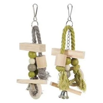 Hračka pro ptáka Hračka pro papoušky BANJO L dřevěná Zolux