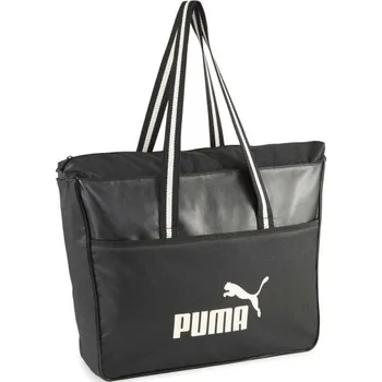 Kabelka Dámská taška Puma CAMPUS SHOPPER UNI Černá, Bílá