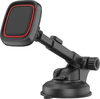 Držák do auta Interlook PSI-M043 | Magnetický držák telefonu do auta | teleskopický stativ | na čelním skle Černý