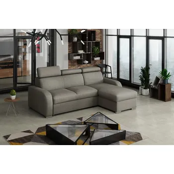 Sedací souprava Falco Rohová sedací souprava Norway UNI 2F-OTO rozkládací s úložný prostorem, šedá Cablo 14