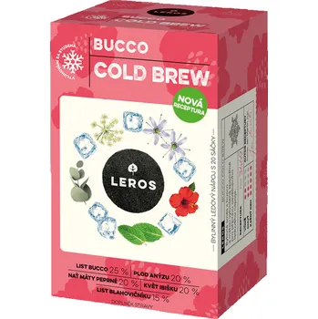 Horký nápoj Leros Bucco Cold Brew 20x 1,5 g