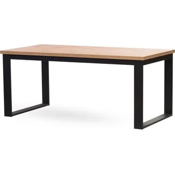 Jídelní stůl Jídelní stůl 970 dub wotan/černý kov Odstín: dub lefkas, Délka stolu: 250, Rozklad: 2x50